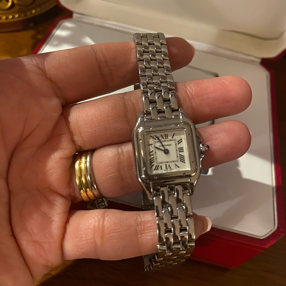 Cartier panther small watch. Like new condition includes everything! - Picture 3 of 15
